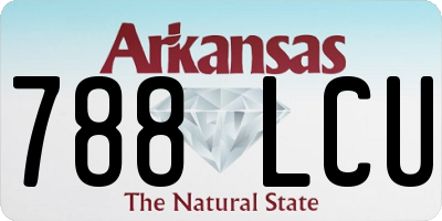 AR license plate 788LCU