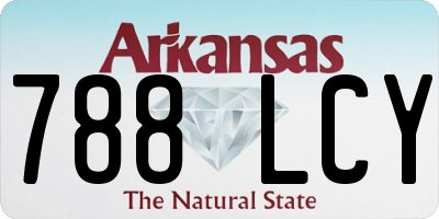AR license plate 788LCY