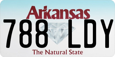 AR license plate 788LDY