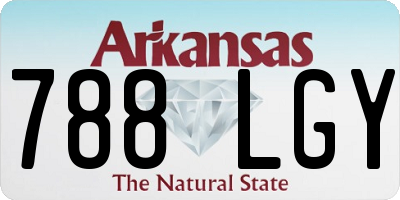AR license plate 788LGY