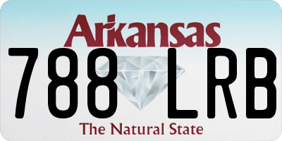 AR license plate 788LRB