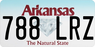 AR license plate 788LRZ