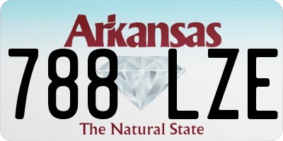 AR license plate 788LZE