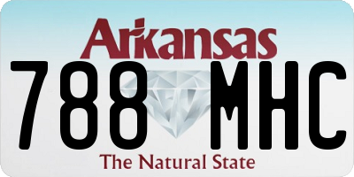 AR license plate 788MHC