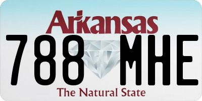 AR license plate 788MHE
