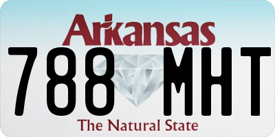 AR license plate 788MHT
