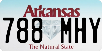 AR license plate 788MHY