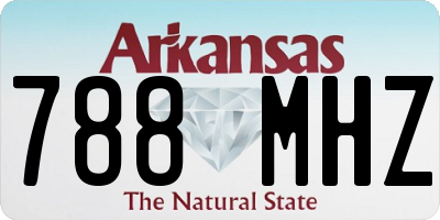 AR license plate 788MHZ