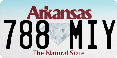 AR license plate 788MIY