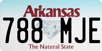 AR license plate 788MJE