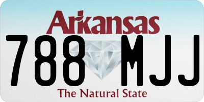 AR license plate 788MJJ