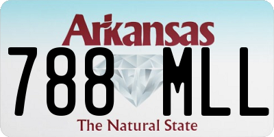 AR license plate 788MLL