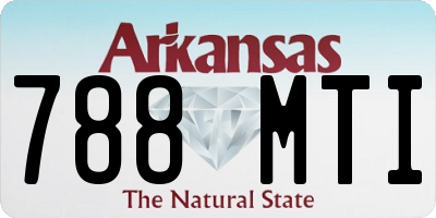 AR license plate 788MTI