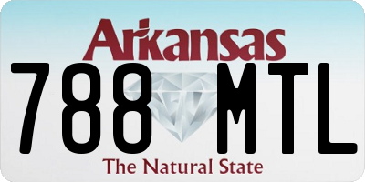 AR license plate 788MTL