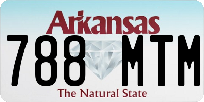 AR license plate 788MTM