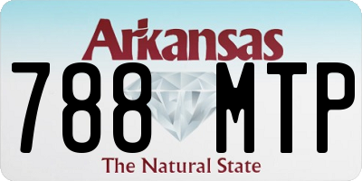 AR license plate 788MTP