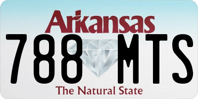 AR license plate 788MTS