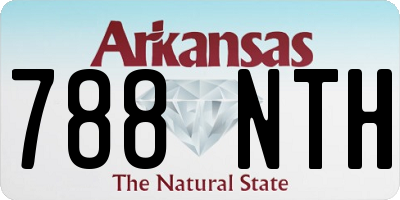 AR license plate 788NTH