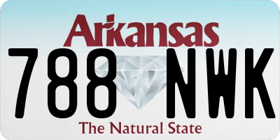 AR license plate 788NWK