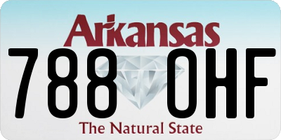 AR license plate 788OHF