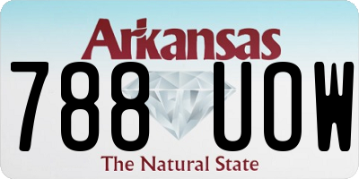 AR license plate 788UOW