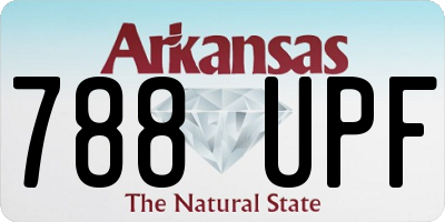 AR license plate 788UPF