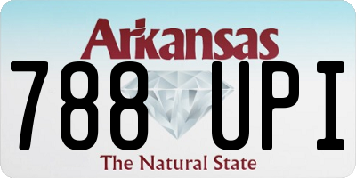 AR license plate 788UPI