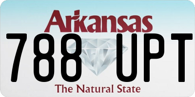 AR license plate 788UPT