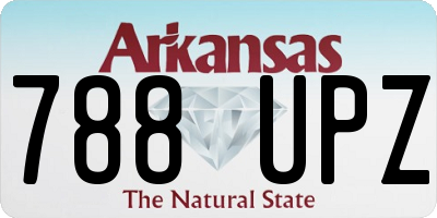 AR license plate 788UPZ
