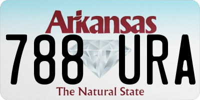 AR license plate 788URA