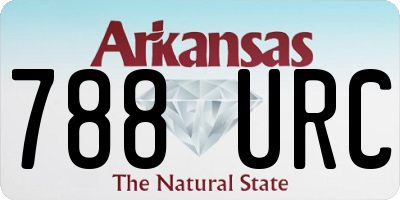 AR license plate 788URC