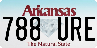 AR license plate 788URE