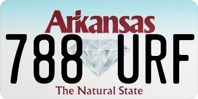AR license plate 788URF