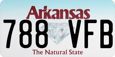 AR license plate 788VFB