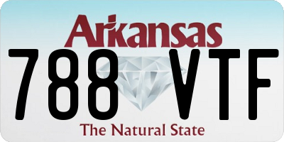 AR license plate 788VTF