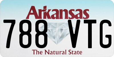 AR license plate 788VTG