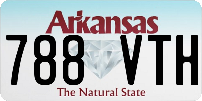 AR license plate 788VTH