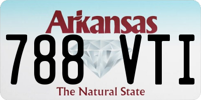 AR license plate 788VTI