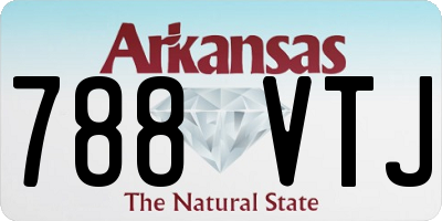 AR license plate 788VTJ