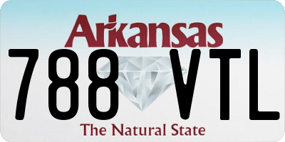 AR license plate 788VTL