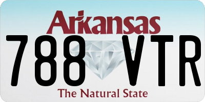 AR license plate 788VTR