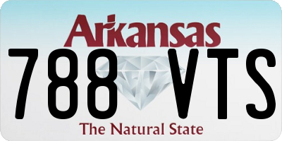 AR license plate 788VTS