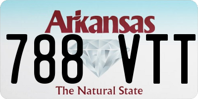 AR license plate 788VTT