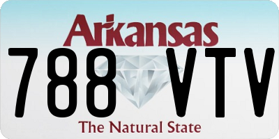 AR license plate 788VTV