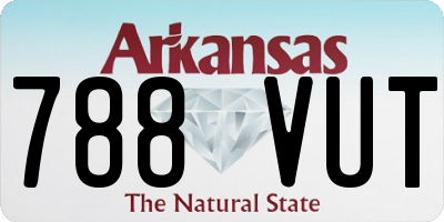 AR license plate 788VUT