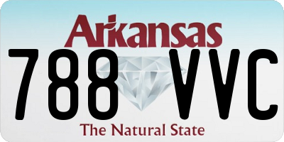 AR license plate 788VVC