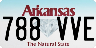 AR license plate 788VVE