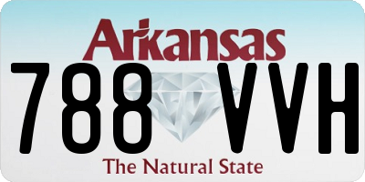 AR license plate 788VVH
