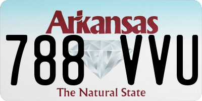 AR license plate 788VVU