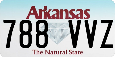 AR license plate 788VVZ